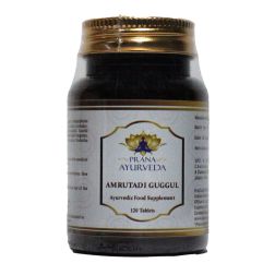 AMRUTADI GUGGULU (120 Tablets) - Ayurvedic Supplement made with ethically wildcrafted premium quality herbs