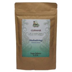 GURMAR Powder (Certified Organic) Ayurvedic Herb Gymnema Sylvestre - 100g Zip Lock Pouch