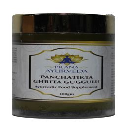 Panchatikta Ghrita Guggulu (100g) - Ayurvedic Ghee for Skin Wellness and Pitta Balance