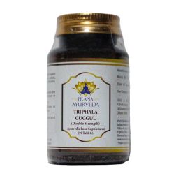 TRIPHALA GUGGULU (Double Strength) - 90 Tablets Of 700mg Each - Ayurvedic detoxifying and cleansing formula