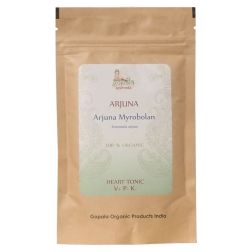 Arjuna Powder 100g (Certified Organic) Terminalia arjuna Bark Powder| Ayurvedic Herbal Supplement for Cardiac Support & Circulation