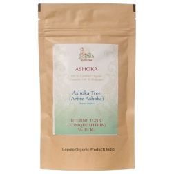 Ashoka Powder 100g (Certified Organic) Saraca indica Bark Powder | Ayurvedic Female Reproductive Tonic for Menstrual Health & Uterine Vitality