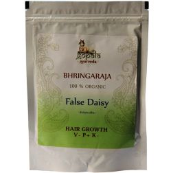 Bhringraja Powder 250g (Certified Organic) Eclipta alba Whole Plant Powder | Ayurvedic Hair & Liver Tonic for Healthy Hair Growth, Skin & Detox