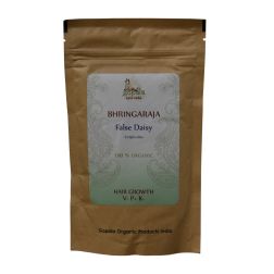 Bhringraja Powder 100g (Certified Organic) Eclipta alba Whole Plant Powder | Herbal Ayurvedic Tonic for Hair Growth, Anti-Aging & Liver Detox