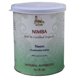NEEM Capsules (Certified Organic) - 108 Veg Caps, 500mg Azadirachta indica | Natural Blood Purifier for Healthy Skin, Immune Support & Sugar Balance | Rich in Natural Potency, Vegan & Non-GMO