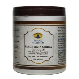 Panchatikta Ghrita Guggulu (500 Tablets) | Traditional Ayurvedic Formula for Skin Health & Tissue Renewal