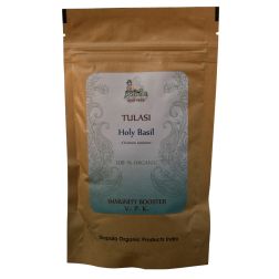 Tulasi Powder 100g (Certified Organic) Ocimum sanctum Leaf Powder | Ayurvedic Support for Lungs, Immunity, Digestion & Mental Clarity