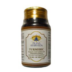 Turmeric Tablets 500 mg (Curcuma longa) 90 Tablets | Whole Herb + 95% Curcuminoids Extract | High Absorption Formula for joint comfort and inflammation balance