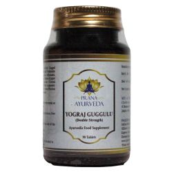 YOGRAJ GUGGULU (Double Strength) - 90 Tablets of 750mg each - Ayurvedic Formula to support comfortable movement of the joints and muscles